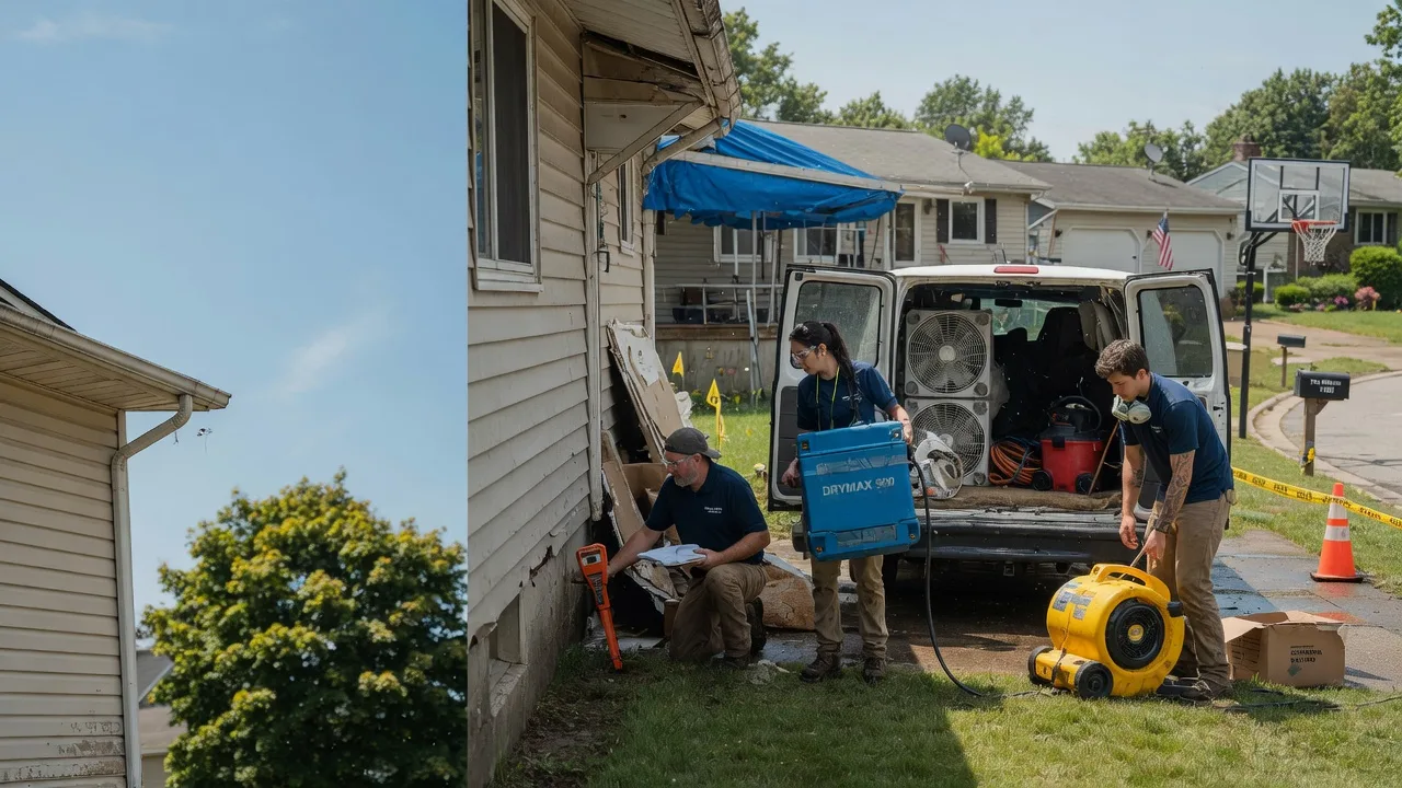 Ceiling Leak Cleanup in Ellettsville, IN near me