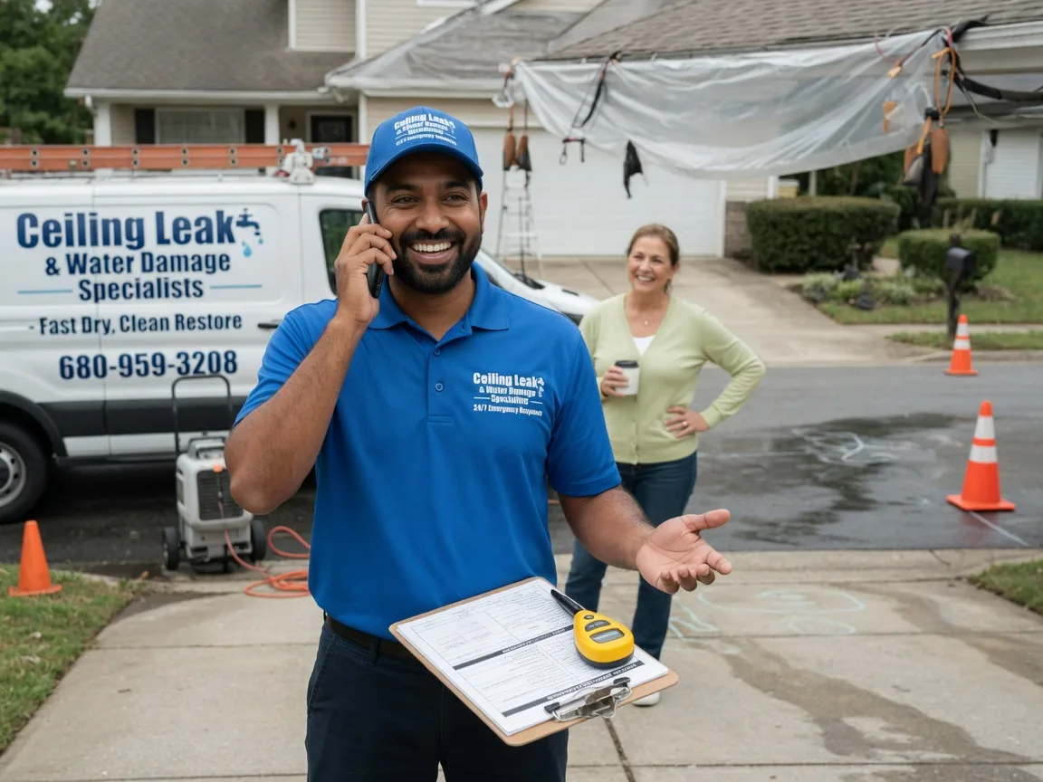 Ceiling Leak Cleanup Ellettsville, IN FAQs